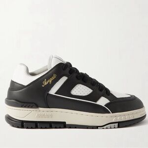 Axel Arigato Black, White and Cream Low-Top Sneakers
